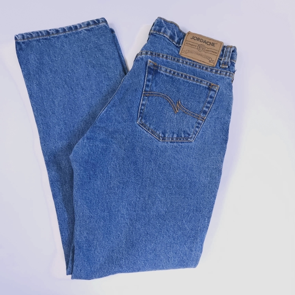 Jordache Jeans Vintage 90s Woman's 11-12 Petite Blue Denim Jeans 29x29